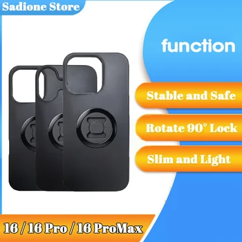 Cover per cellulare per Iphone 16 e 16 Pro e 16ProMax Interfaccia Custodia per cellulare Protezione per telefono per moto Protezione per ricevitore