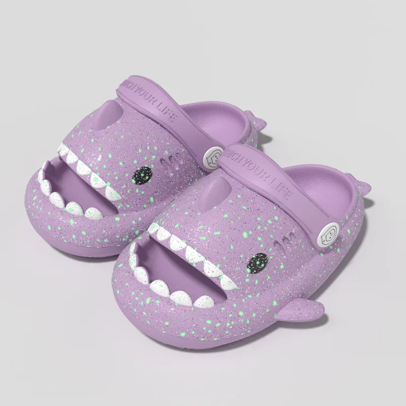 Shark Slippers children Flip Flops Home House Cloud Summer Beach Clapper Sandal Non Slip Shoe Sharky Slides Rubber Original new linen slippers disposable slippers