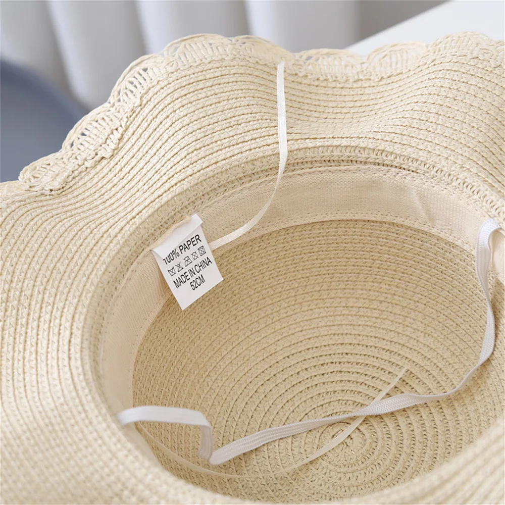 2-6 Years Kids Sun Hat Girls Summer New Straw Bag Cap Set Baby Travel Sun Protection Beach Hats Sun Fisherman Hat for Child