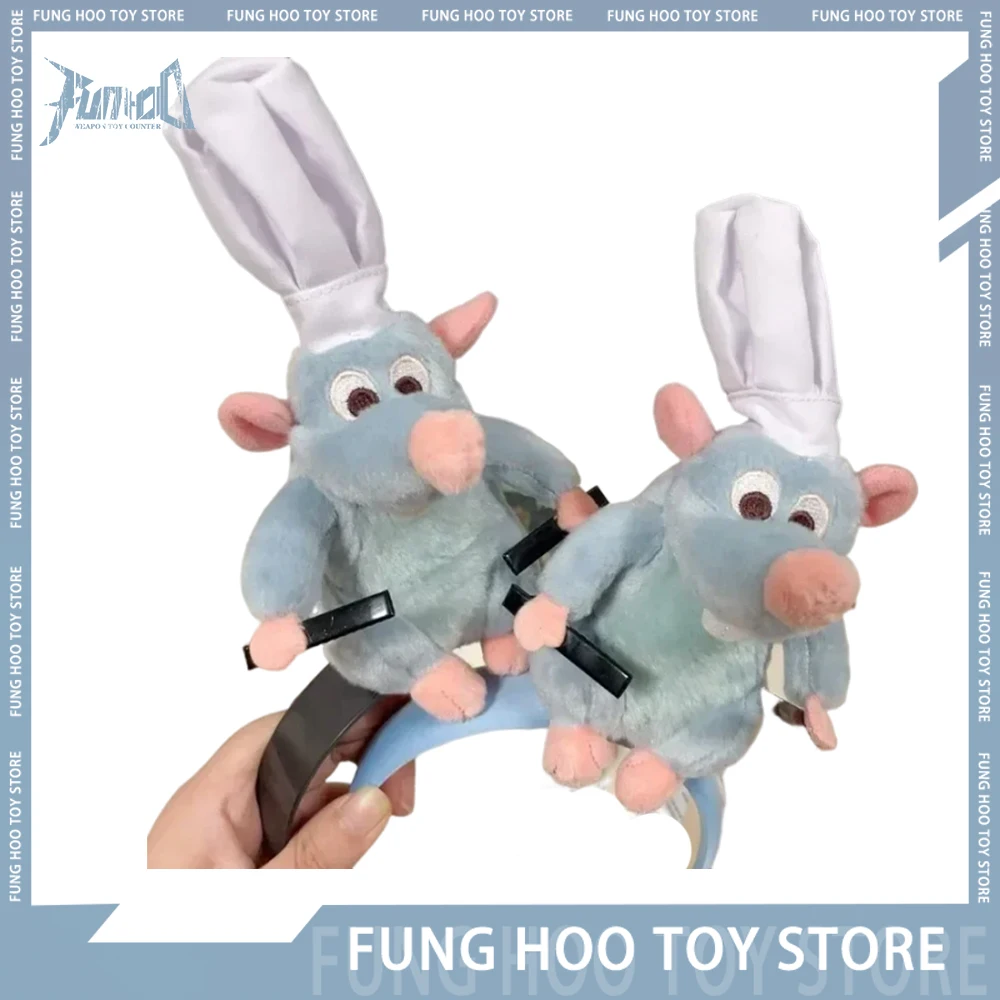 Ratatouille Hairband Plush Doll Headband Cartoon French Wide-Brimmed Hairpin Photo Headdress Creativity Children Cute Girl Gift