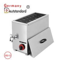Commercial 21L Large Capacity Gas Cheese Hot Dogs Sticks With Deep Fryer Machine Hot Dog Roller Maker Sausage Cheese Snacks Food 1