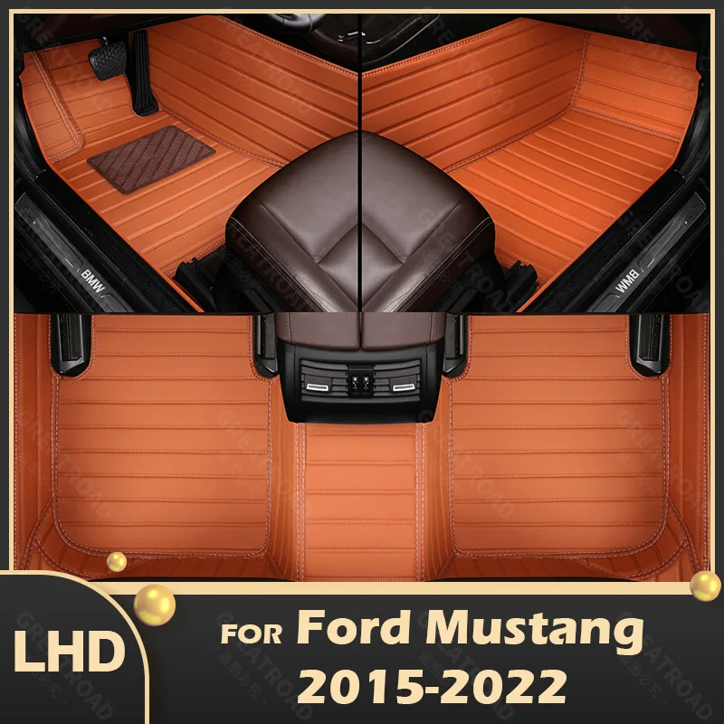 Car floor mats for ford mustang 2015 2016 2017 2018 2019 2020 2021 2022