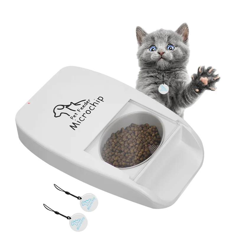 

Automatic Cat Feeder Microchip RFID Smart Pet Feeder for Cats and Dogs Auto Food Dispenser