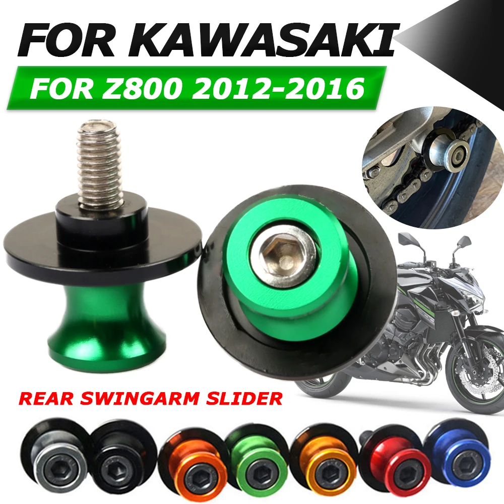 

Катушки для слайдера CNC Swingarm 8 мм, подставка, винты, слайдер, Защитная крышка для Kawasaki Z800 Z 800 2012-2016