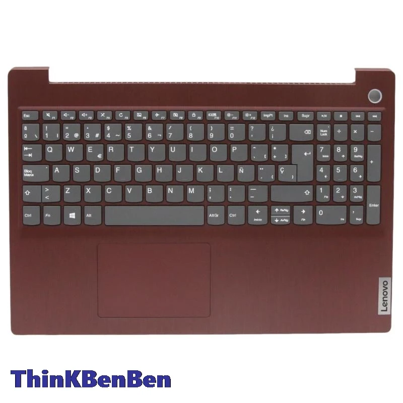 

ES испанская красная клавиатура верхний корпус для рук чехол для Lenovo Ideapad 3-15 IIL05 ARE05 IGL05 ITL05 ADA05 IML05 5CB0X57629