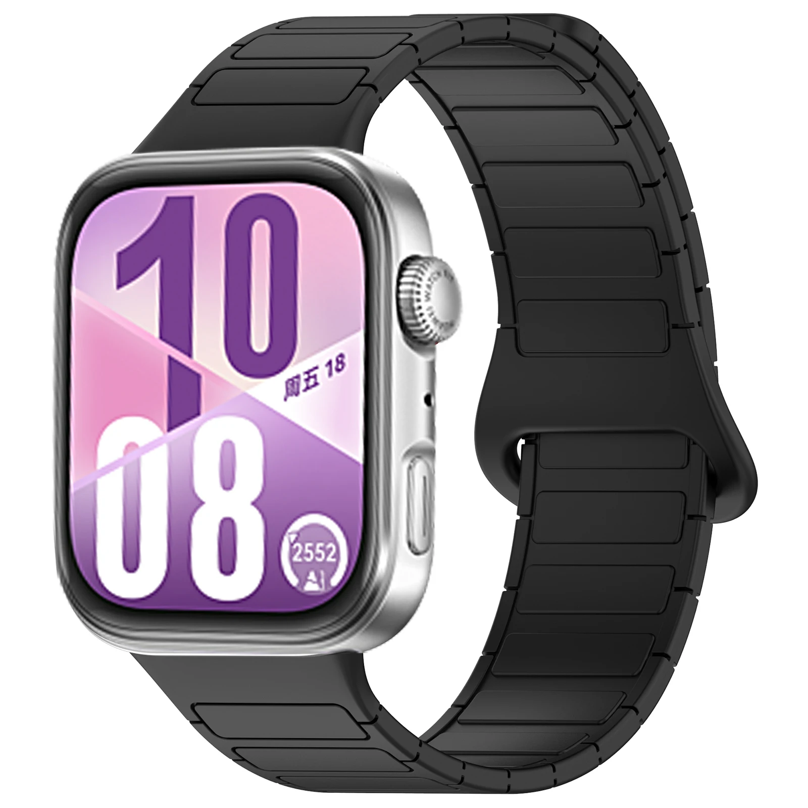 Enhanced Magnetic Loop Silicone Strap Bracelet for Huawei Watch Fit Series