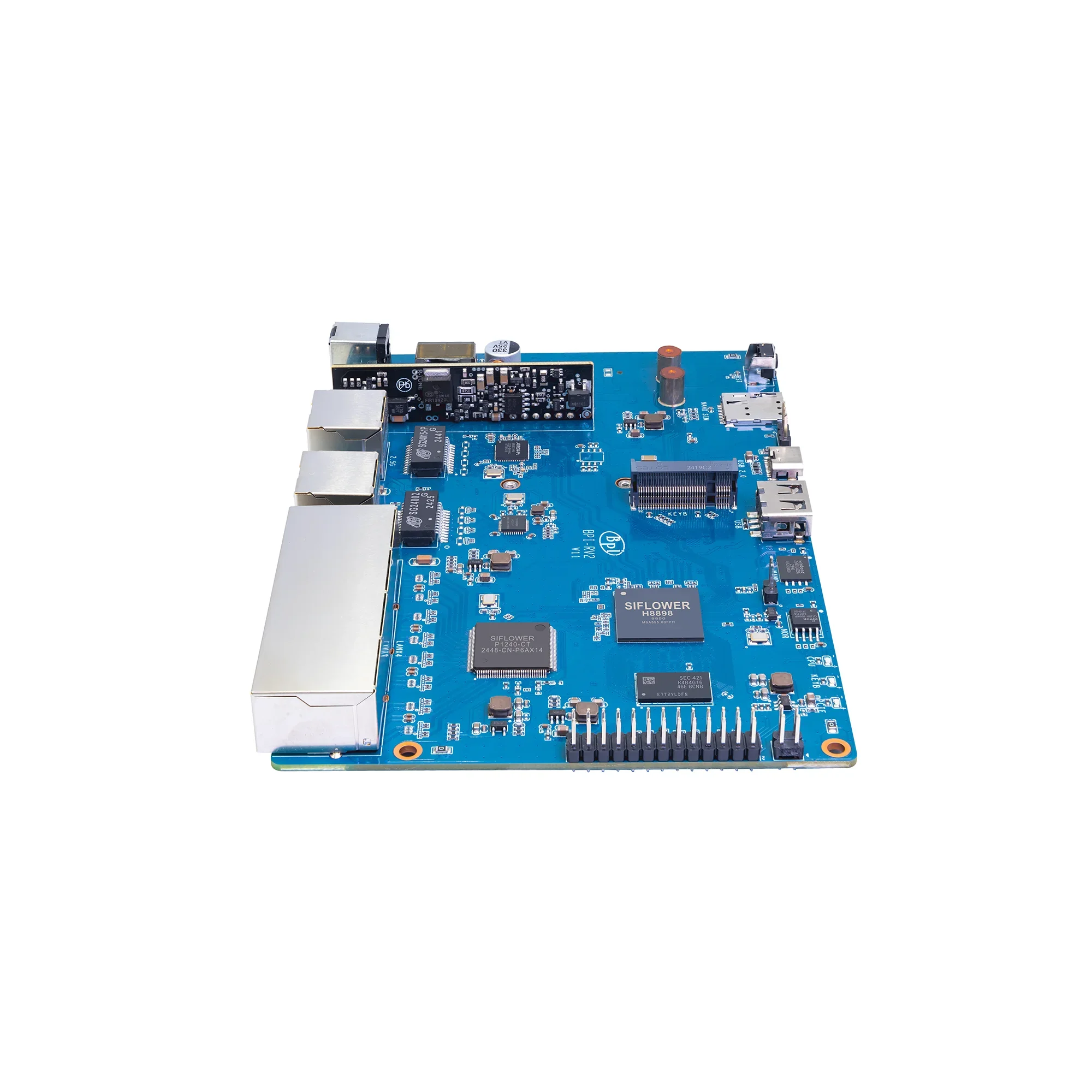 BPI-RV2 �ٳ��� ���� 4�ھ� RISC-V ���μ��� ���ö�� SF21H8898 512MB DDR3 16MB SPI NOR �÷��� RTC Risc-V ����Ʈ���� ����