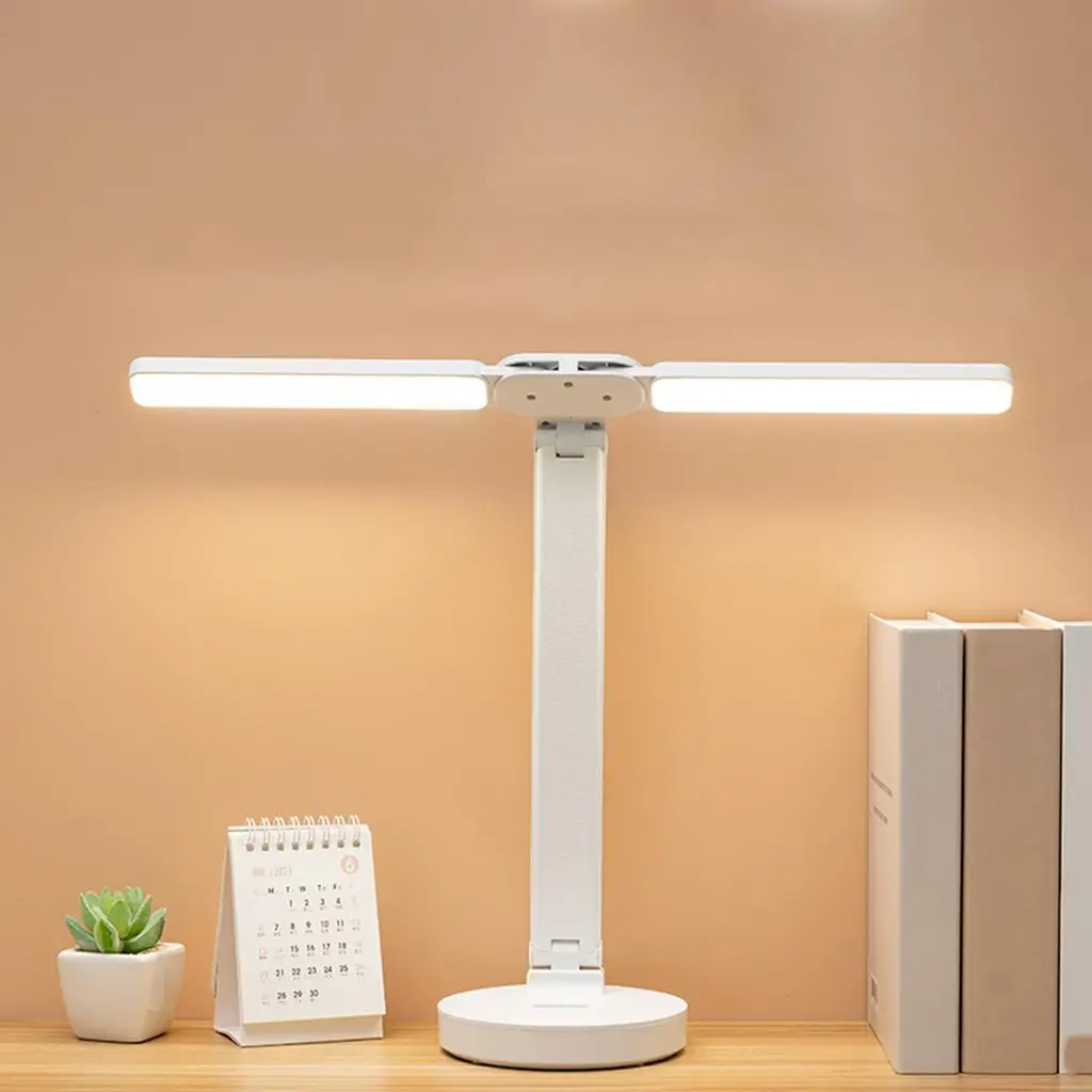 Rechargeable LED Desk Lamp Portable Dimmable 3600mAh 3 Lighting Touch Foldable