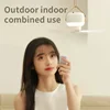 Portable Ceiling Fans 7200mAh Outdoor Camping Fan Tent Ventilator Cooler Rechargeable Electric Fan Remote Control LED Lighting 6