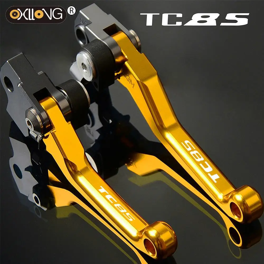 

CNC TC 85 hand brake Motorcycle DirtBike Motocross dirt bike Pivot Brake Clutch Levers FOR husqvarna TC85 2017 2018
