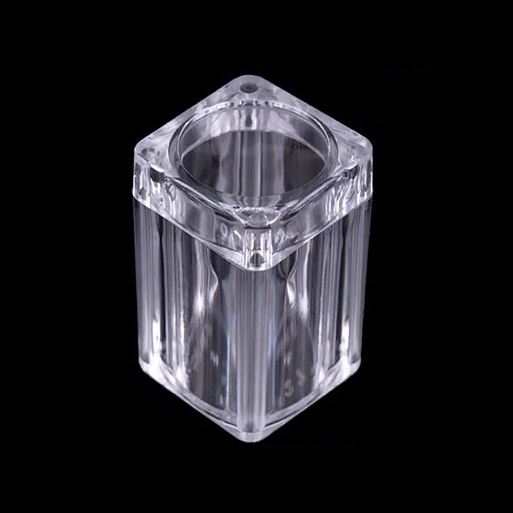 1Pcs Square Coin Tube Clear Acrylic Coin Holder Storage Box Container with Screw Lid for 27mm Coins Collection Supplies 6