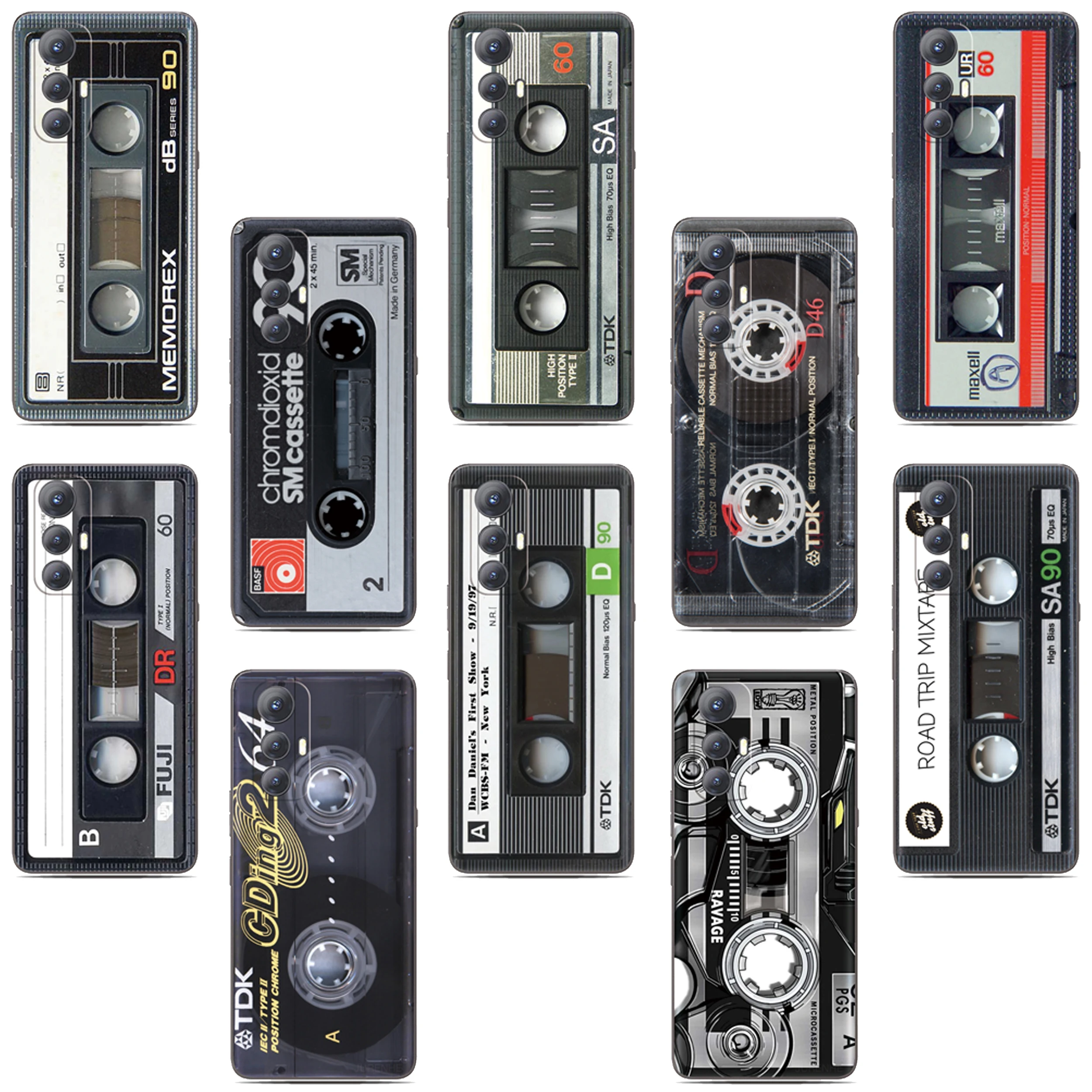 Retro Cassette Design Phone Case