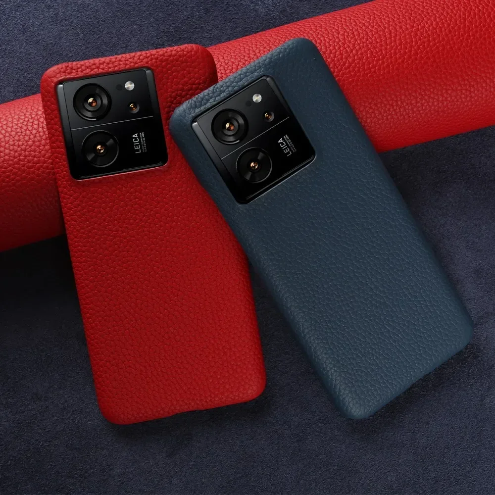 Handmade Premium Genuine Leather Shockproof Phone Case - Retro Style
