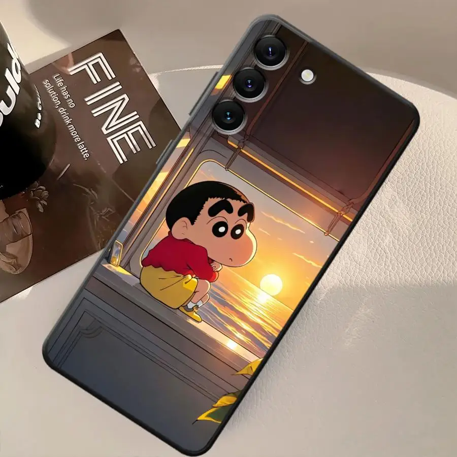 Vibrant Shin-chan Character Phone Cover Case