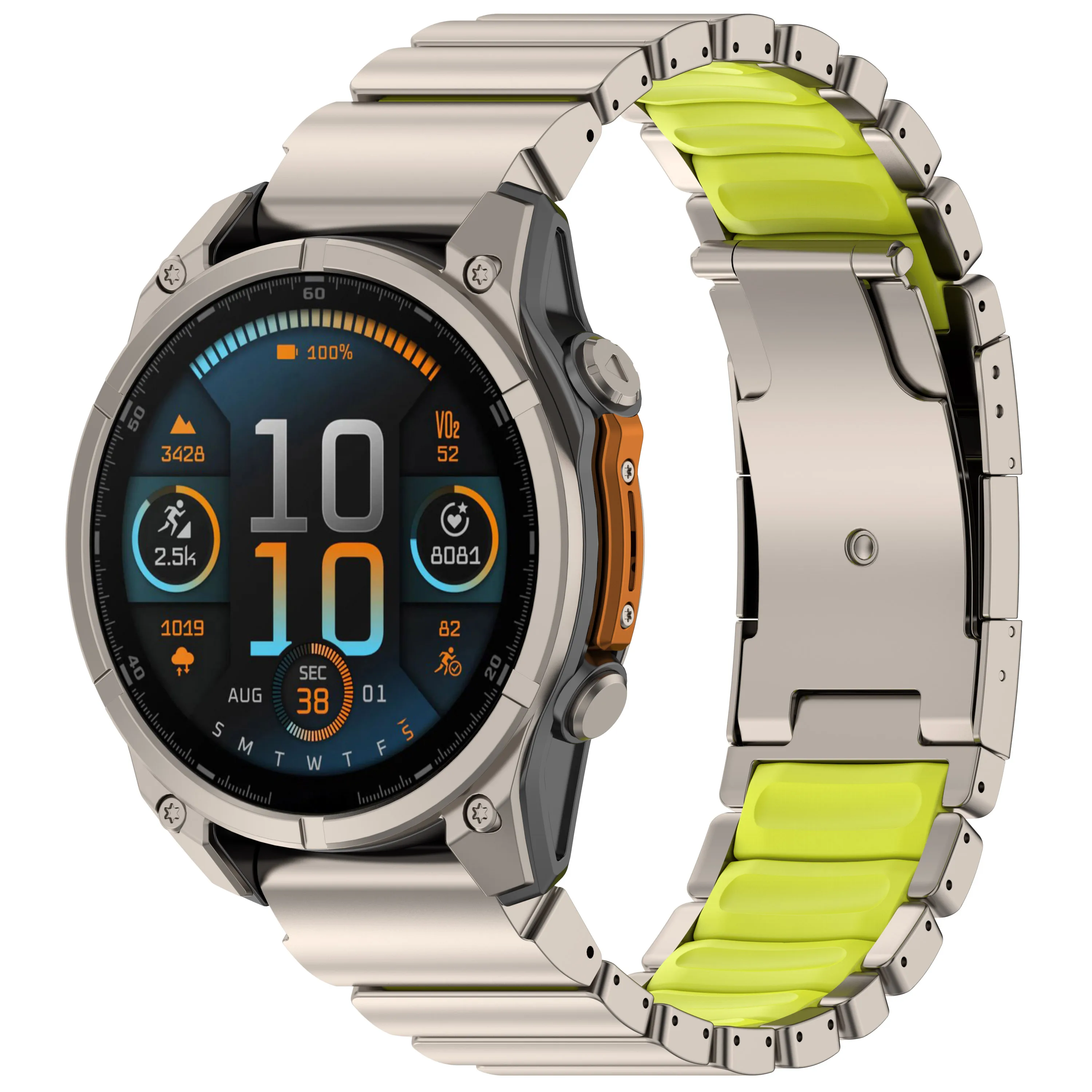 QuickFit Titanium Watch Band Strap, 22mm/26mm
