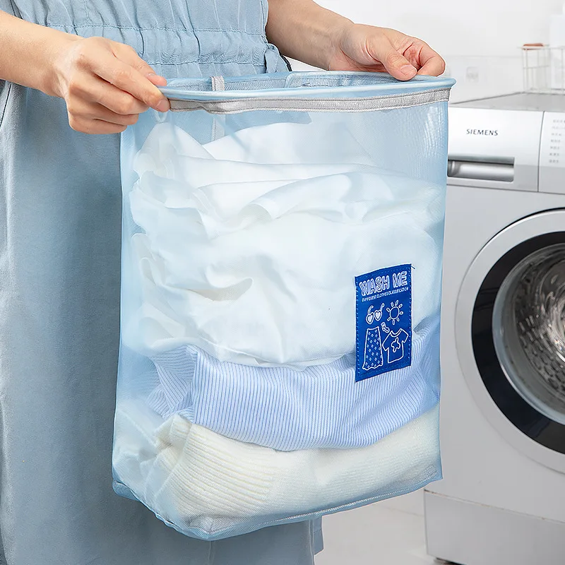 Laundry basket Laundry basket storage Wall hanging collapsible bathroom clothes storage device