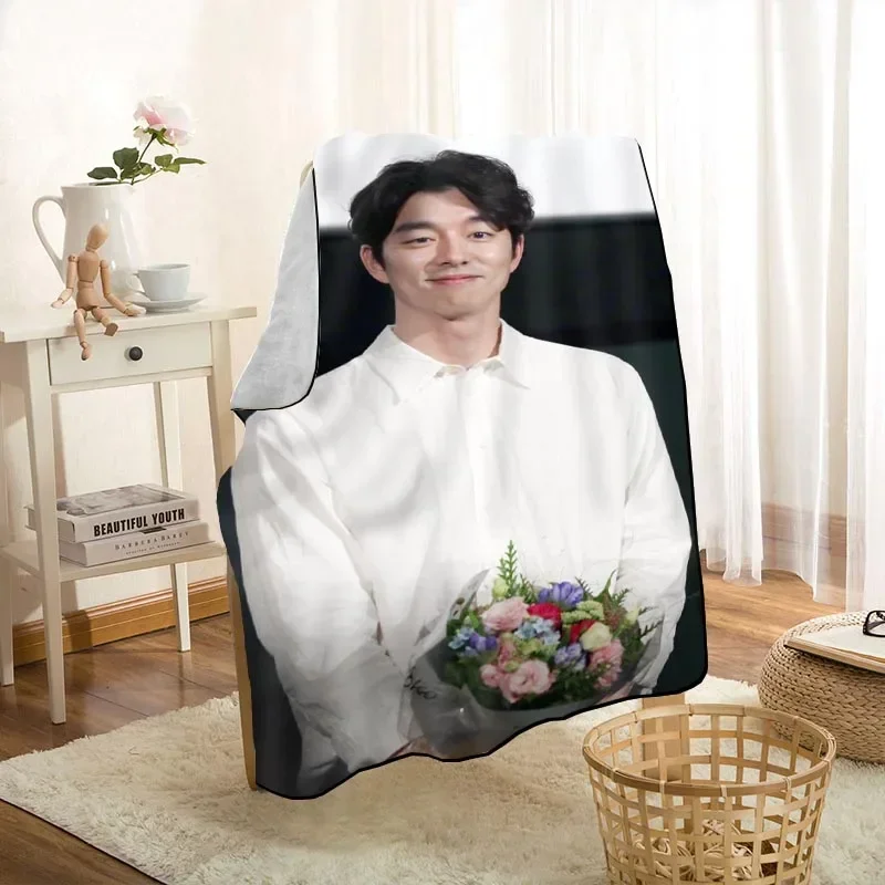 New Arrival Gong Yoo KPOP Blankets Printing Soft Blanket Throw On Home/Sofa/Bedding Portable Adult Travel Cover Blanket 0824 3