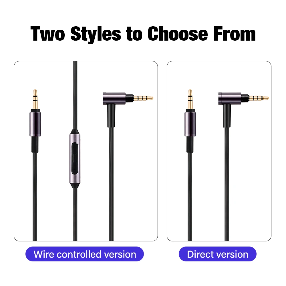 Premium 3.5mm Jack Aux Cable with Audio Mic Functionality