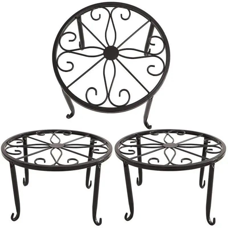 Iron Plant Stand with Saucer 1
