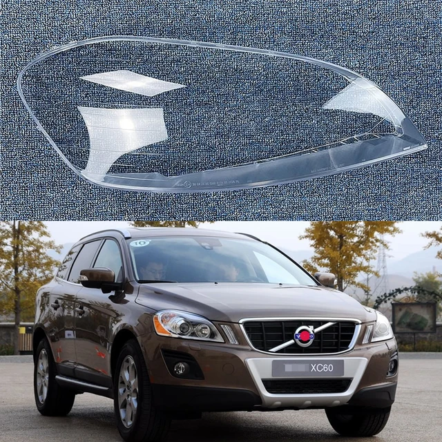 NEW-For Volvo XC60 2009 2010 2011 2012 2013 Headlight Shell Lamp Shade Transparent  Lens Cover Headlight Cover - AliExpress