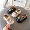 Children's Shoe for Girl Spring Bowknot Kids Causal Versatile Leather Shoes Fashion Non-slip Toddler Princess Walking Flat Shoes 3