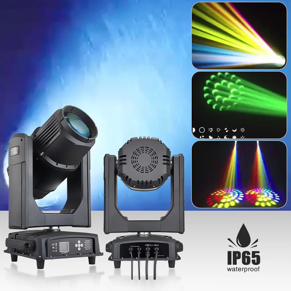 NEW 480w Osram LED Waterproof IP65 Beam Zoom Spot Professional Outdoor Moving Head 8+16 Honeycomb Prism Concert Stage Light Show