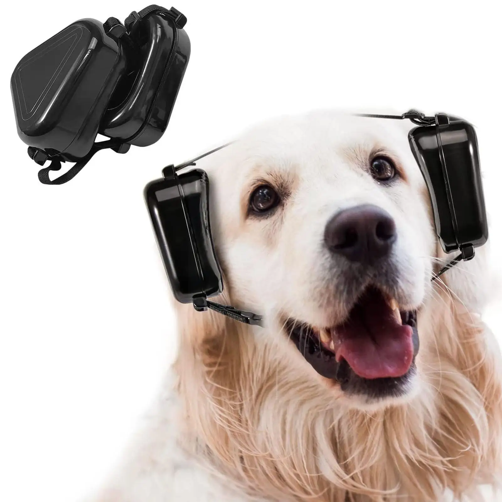 AntiNoisePetEarmuffsHeaddesgastadoProteoAuditivaDogSupplies