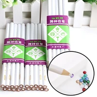 10/5pcs White Pick Up Rhinestone Nail Dotting Pencil Beads Stones Gems Picker White Wax Pen Nail Strass Decoration Picking Tools 1