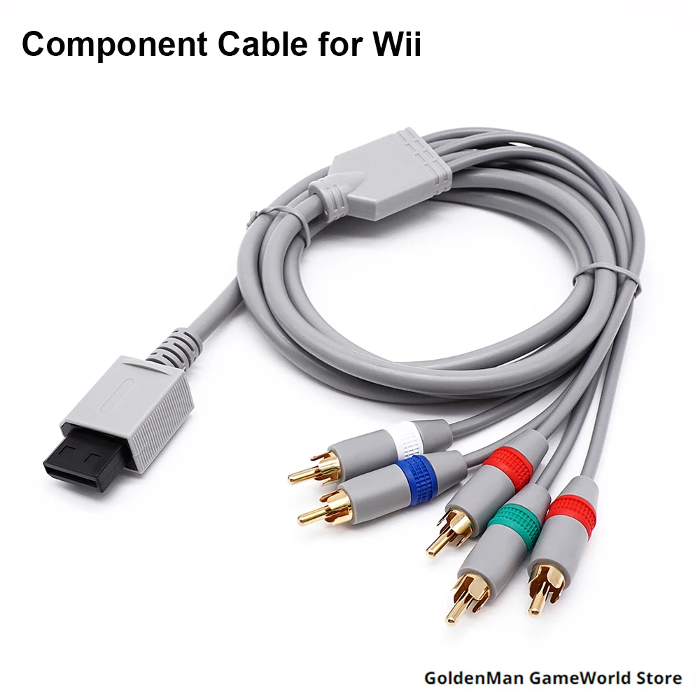 Cavo Componente Bitfunx 1.8M Wii Per Console Nintendo Wii 5Rca Ypbpr Supporto Audio E Video Completo Videogioco