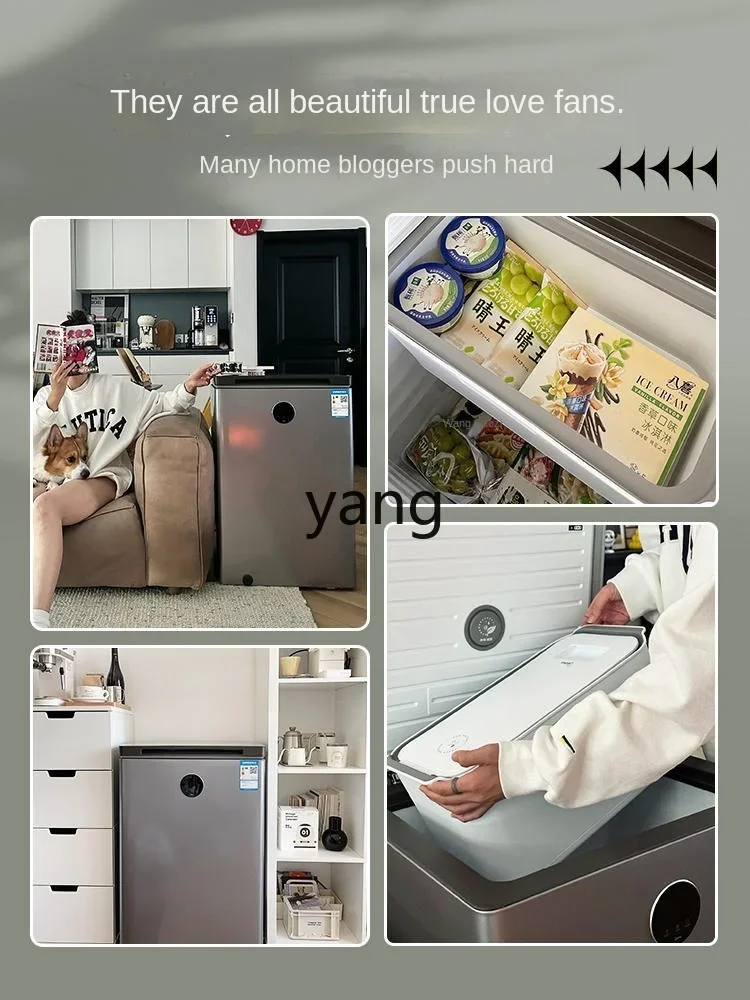 Yjq 100L Household Small Frost Free Refrigerator Ultra-Low Temperature Quick-Freezing Horizontal Refrigerated Cabinet Freezer