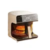5L Air Fryer Intelligent Voice Touch Button Smoke-free Reservation Timer Automatic Power Off Multifunctional Fryer for Home Use 1