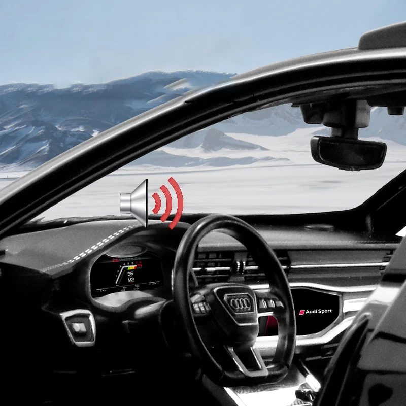 1/18 아우디 RS6 아반트 스테이션 왜건 합금 자동차 모델, 다이캐스트 금속 럭셔리카 로고 차량 모델, 사운드 라이트 시뮬레이션, 어린이 장난감 선물