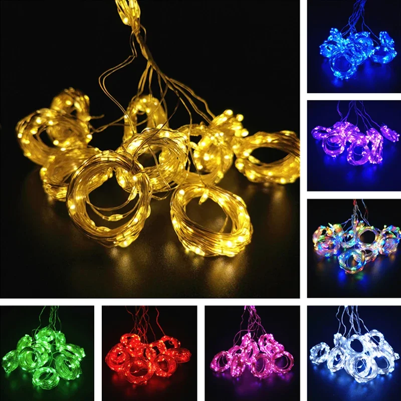 Description Picture 4 of itemUSB Powered Christmas LED Curtain String Lights with Remote Control Halloween Decor Wedding Bedroom Holiday Indoor Party
