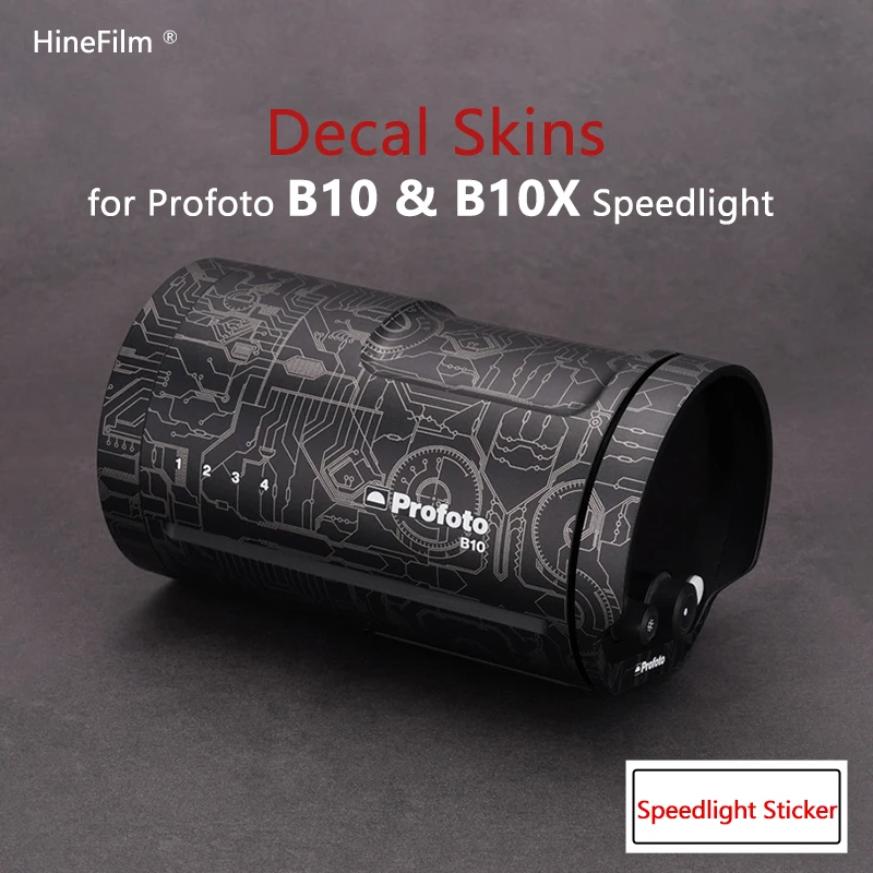 Profoto B10 / B10 Kit Off-Camera Flash Decal Skin Speedlight Protector Warp Cover Profoto Film Sticker