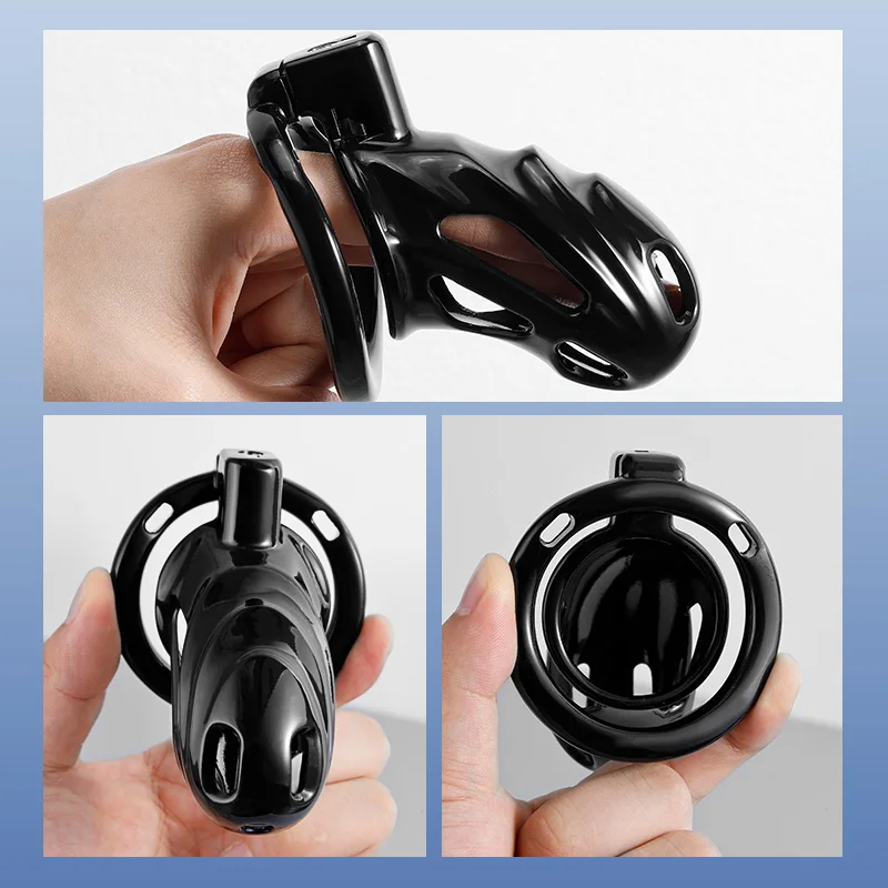 New Male Metal Chastity Cage Erotic Urethral Lock Cock Cage with 3 Sizes Penis Rings Abstinence Adults Sex Toys for Men Gay