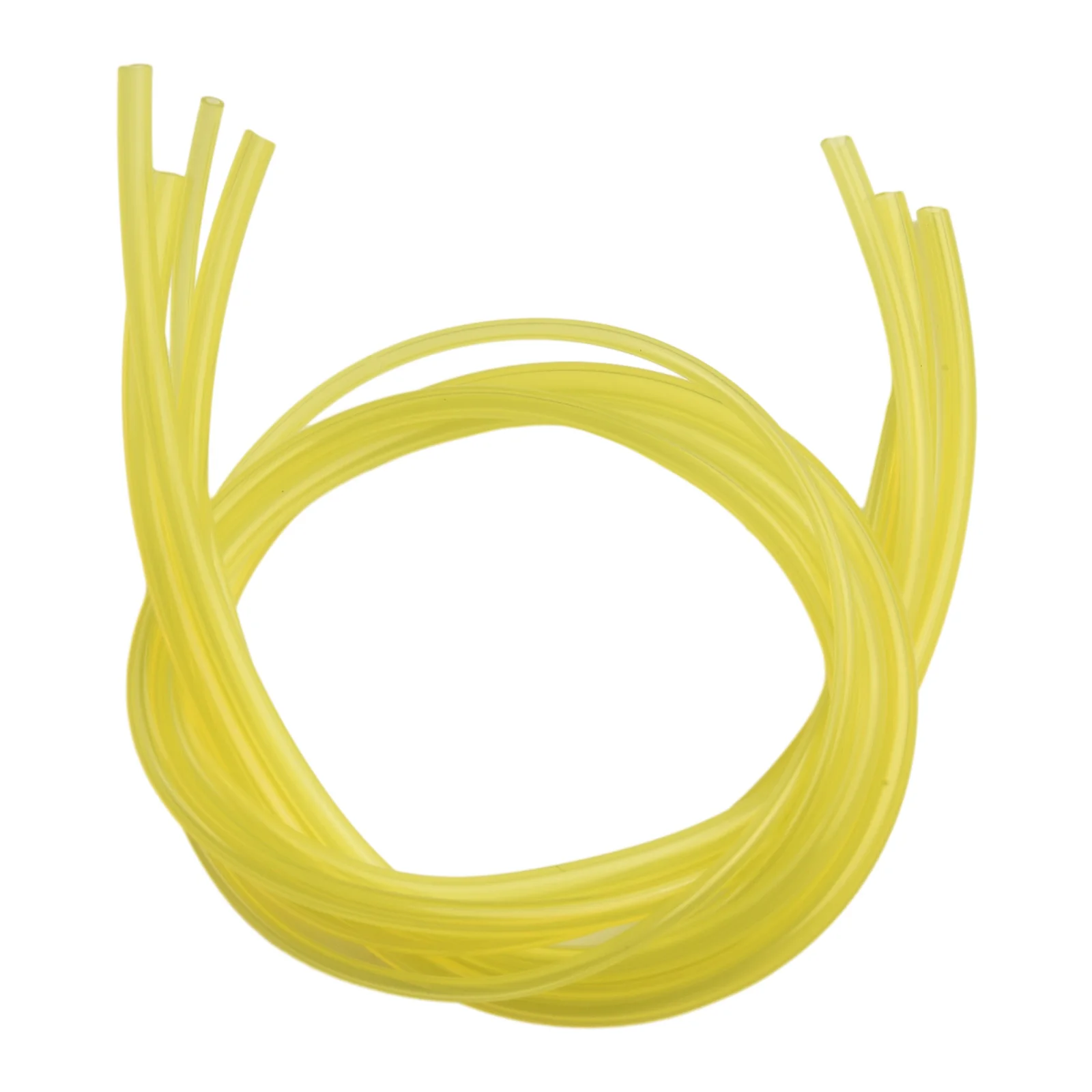 4pcs/set 4 Sizes Trimmer Chainsaw Blower Yellow Fuel Line Hose Gas Pipe Tubing Fuel Lines Tools Parts Accessories
