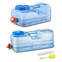 5.5l 10l Outdoor Water Bucket Water Storage Camping Water Bucket Portable Driving Water Bucket Big Capacity for Picnic Travel 2