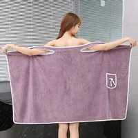 Womens Bath Towels Girls Wearable 140*85Cm Fast Drying Bathing Beach Spa Bathrobes Wash Clothing, Shower Bath And Gym Towel 1