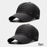 Casquette de course pour hommes, Design Original, fine, séchage rapide, respirant, langue de canard, plein air, soleil, pêche d'été, casquette de Baseball 2