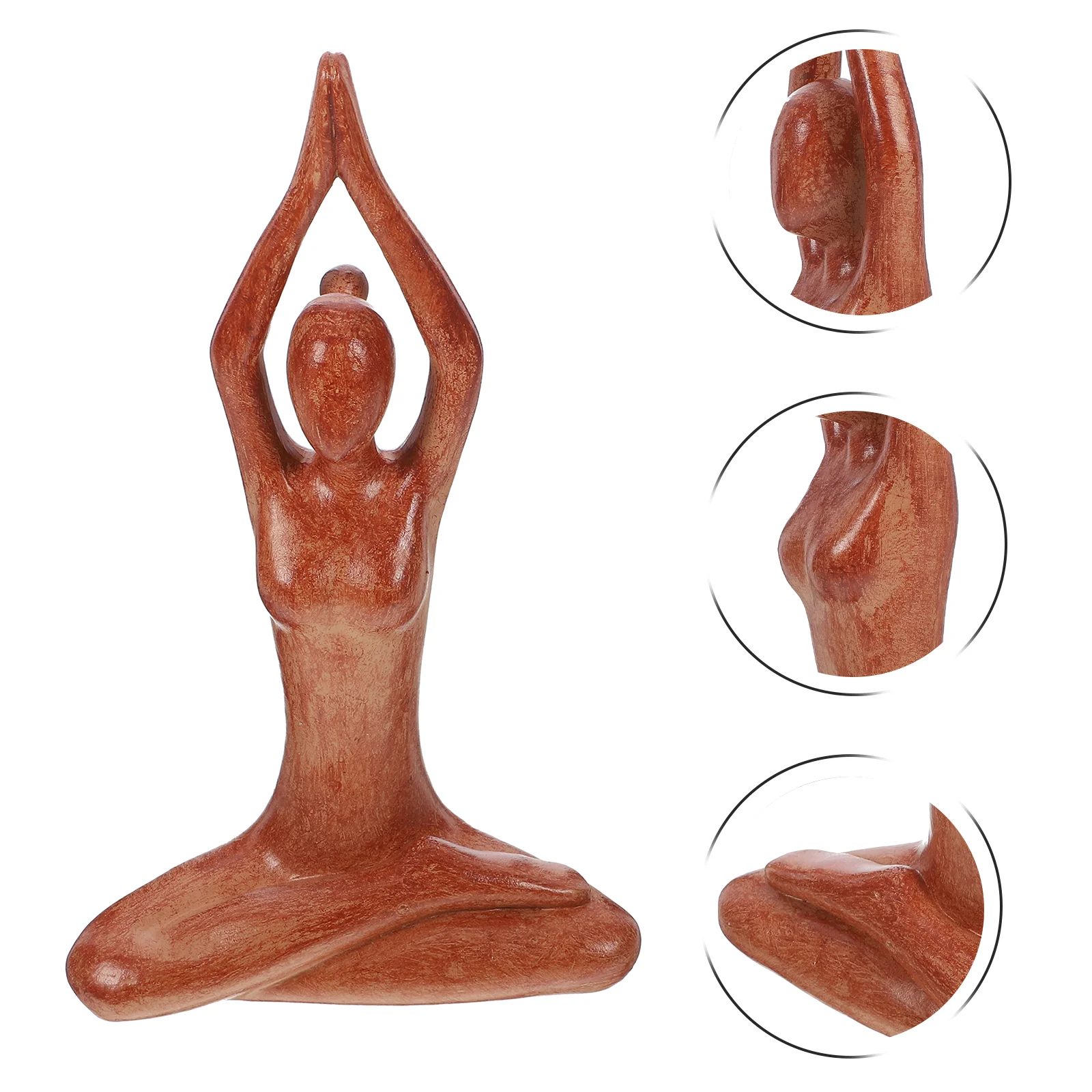 

Girl Yoga Ornaments Table Decoration Zen Style Meditation Home Statue Figurine Resin Decorations for Office Desk
