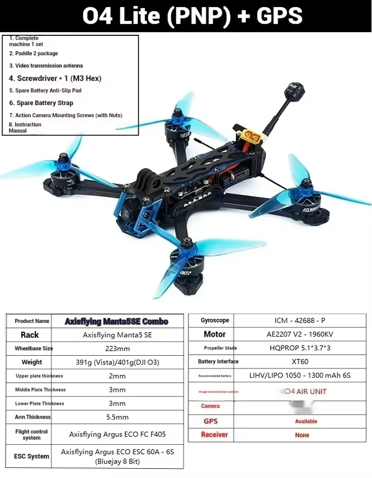 O4 lite PNP GPS