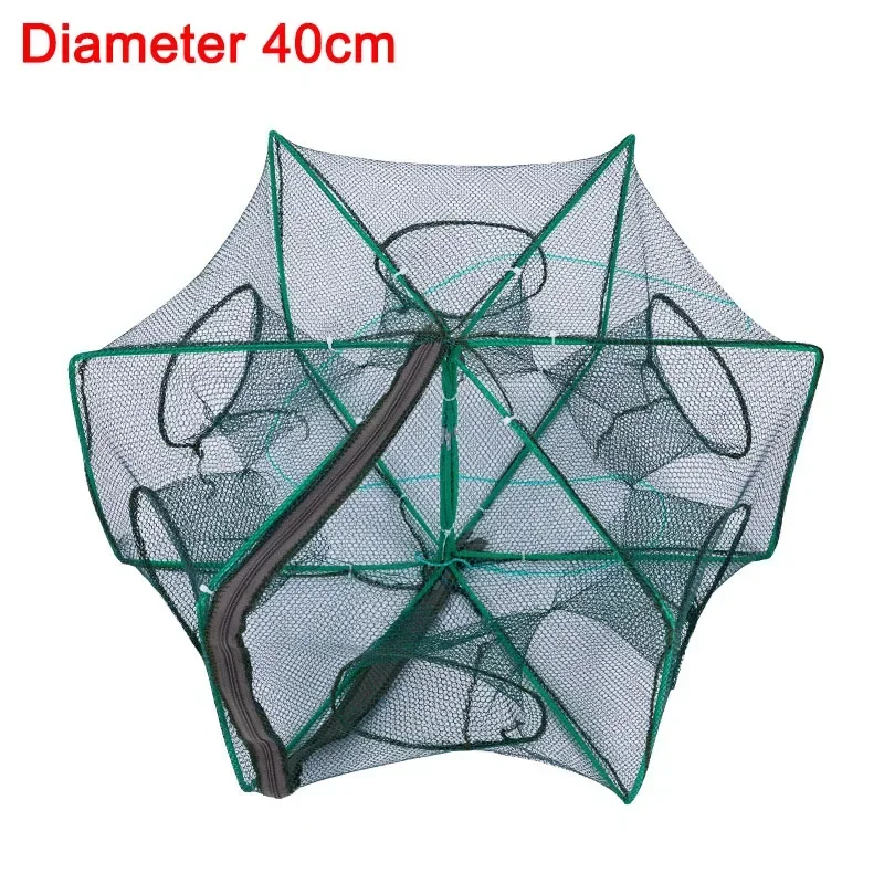 Multifilament Retractable Cast Net with Small Mesh for Crab and Crayfish Traps