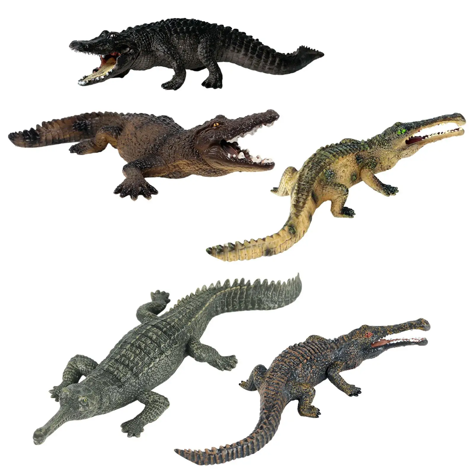 

Simulation Crocodile Animal Figures Collection Cognitive Toy Preschool Animals for Party Favors Boys Kids Birthday Gift Girls
