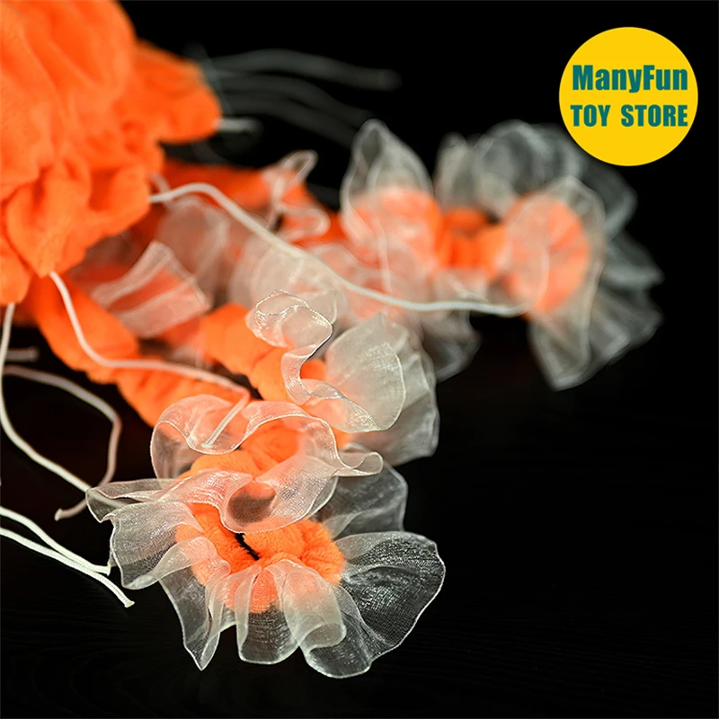 Jellyfish Plush Toy High Fidelity Sea Nettle Plushie Cubozoa Peluche Lifelike Stuffed Animals Simulation Doll Kawai Toy Gifts 4