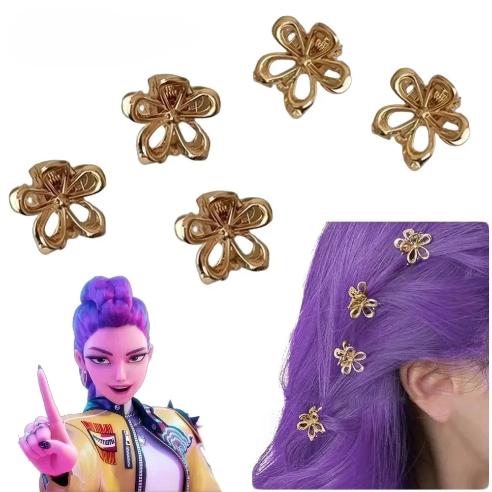 10pcs Demon Hunter KPop Rumi Hair Clip Cosplay Braids Hairpin Cartoon Disfraz Costume Accessories Halloween Carnival Props