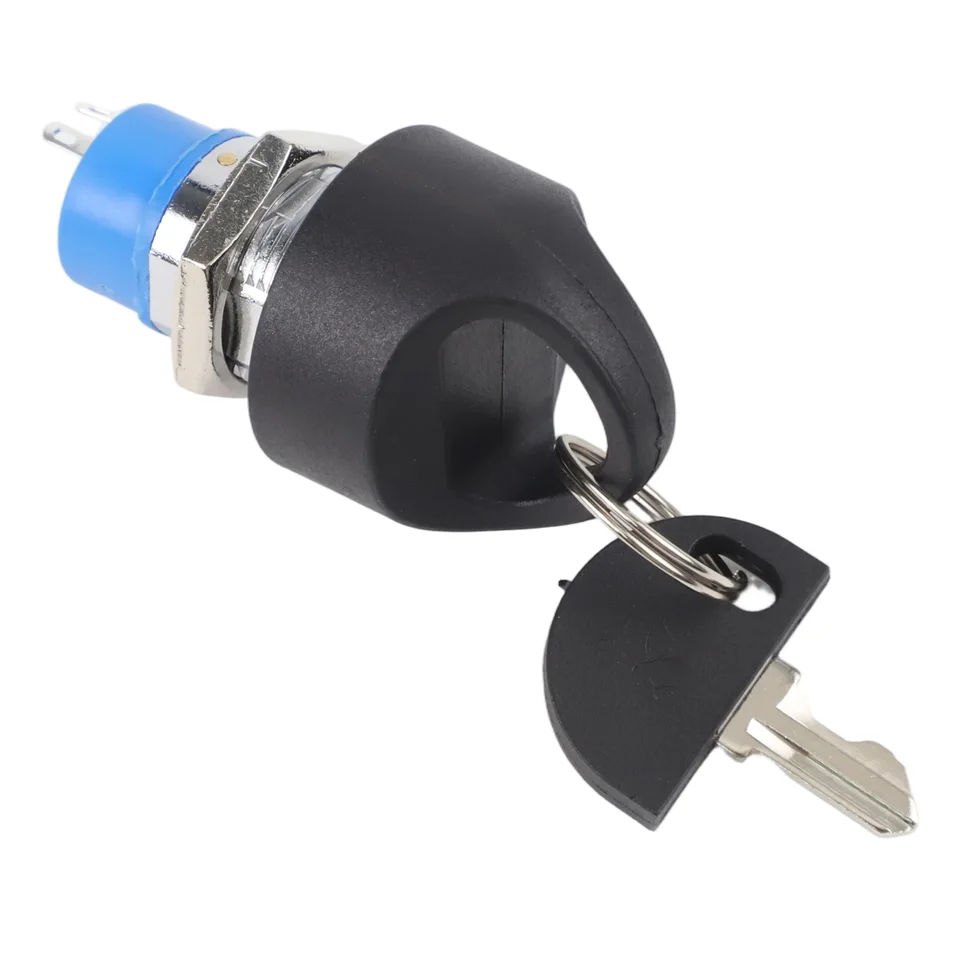 Contactslot Universele 2 Draad Sleutel Contactslot vergrendeling Sleutels Slot Voor Elektrische Scooter ATV Bromfiets Kart