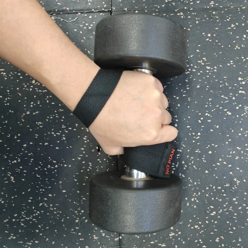 Lifting Wrist Straps for Weightlifting Powerlifting Bodybuilding Functional Strength Cross Training Heavy-Duty Cotton Wrist Wrap