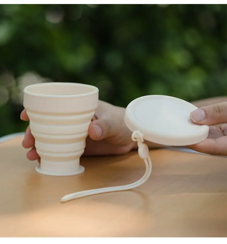 Portable Silicone Foldable Toothbrush Cup For Outdoor Travel_voghion.com