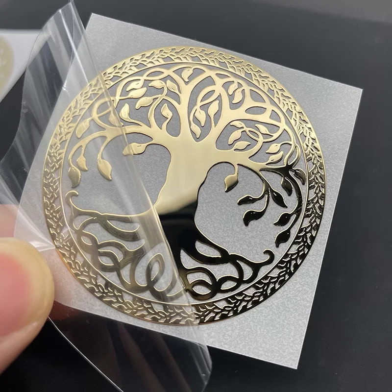 Decorative stickers self adhesive stickers custom stickers Russian personality car sticker double head eagle metal sticker car mobile phone computer