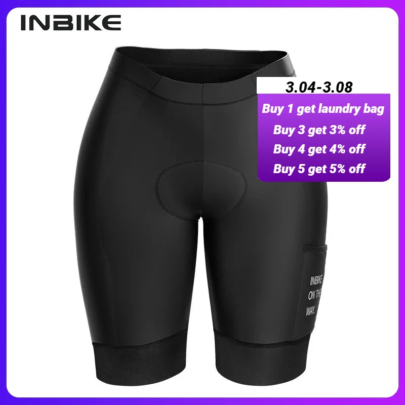 

Inbike Women's Cycling Shorts Moisture Wicking Cycling Shorts With Trouser Pads Cycling Clothes For Women